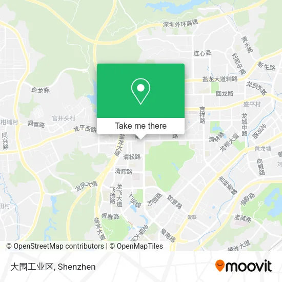 大围工业区 map