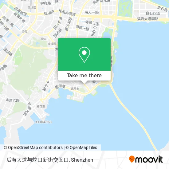 后海大道与蛇口新街交叉口 map