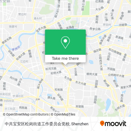 中共宝安区松岗街道工作委员会党校 map