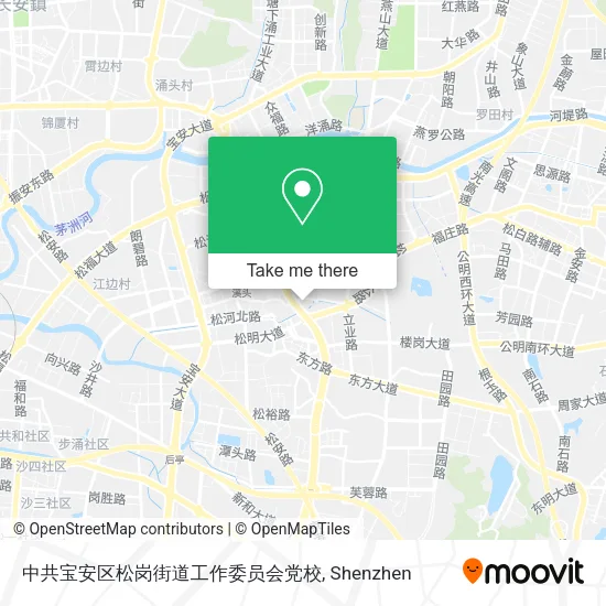 中共宝安区松岗街道工作委员会党校 map