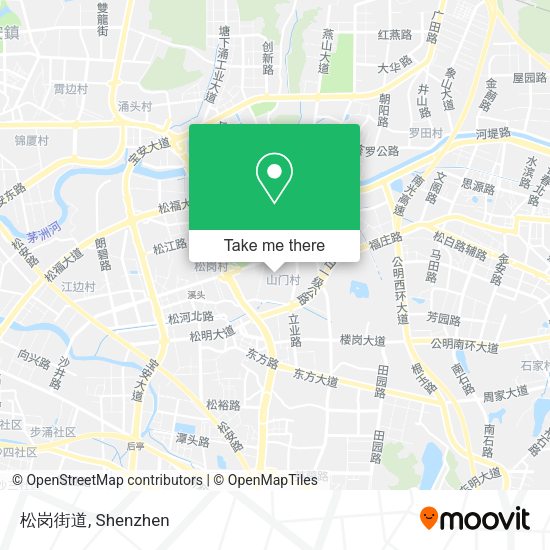 松岗街道 map