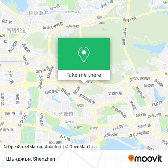Шънджън map