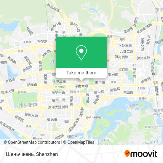 Шеньчжень map