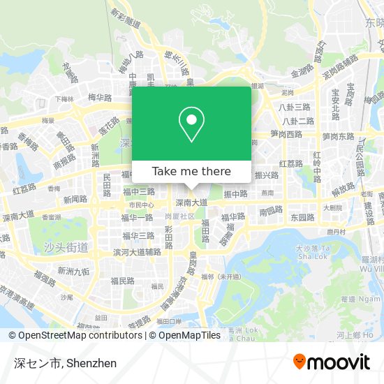 深セン市 map