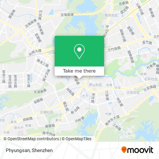 Phyungsan map
