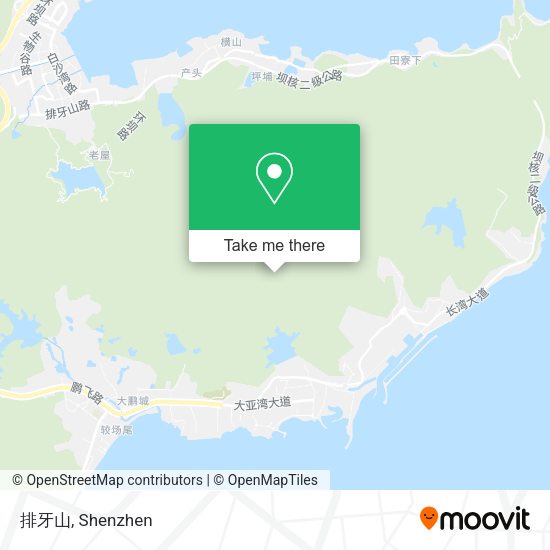 排牙山 map