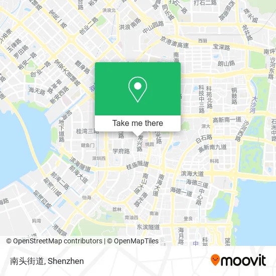 南头街道 map