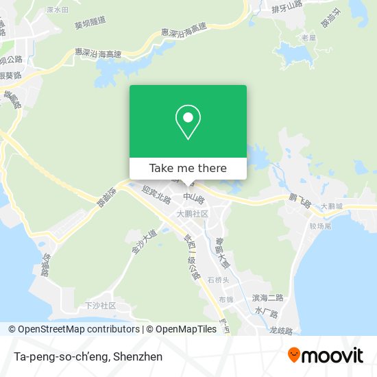 Ta-peng-so-ch’eng map