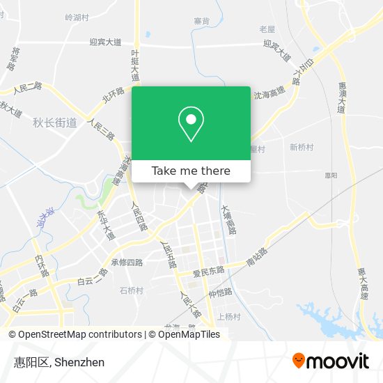 惠阳区 map
