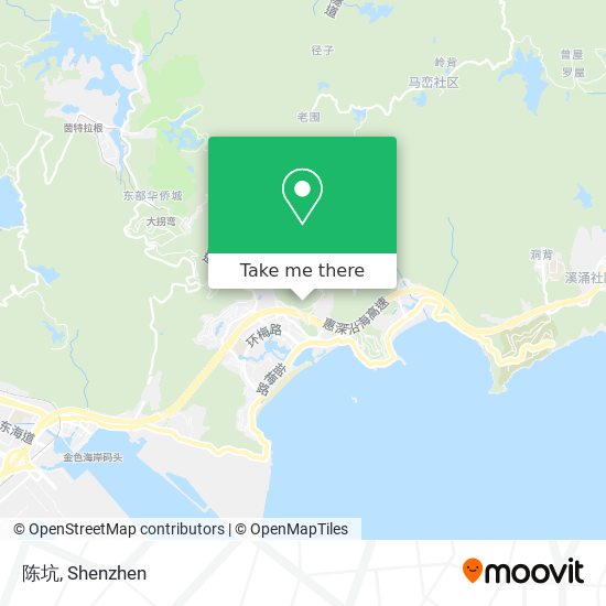 陈坑 map