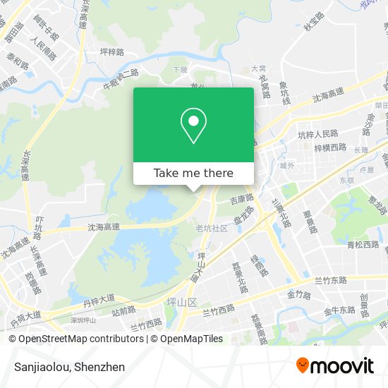 Sanjiaolou map