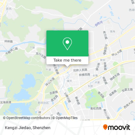Kengzi Jiedao map