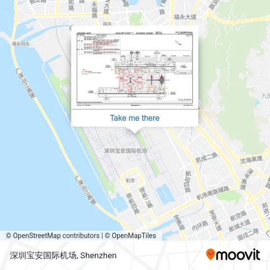 深圳宝安国际机场 map