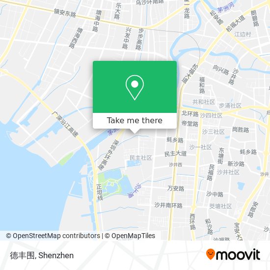 德丰围 map