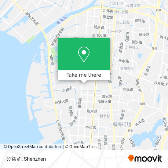 公益涌 map