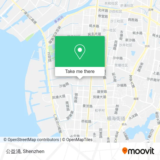 公益涌 map