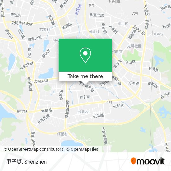 甲子塘 map