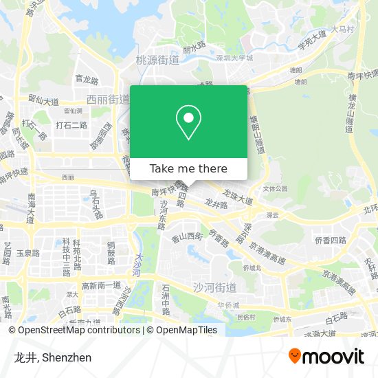 龙井 map