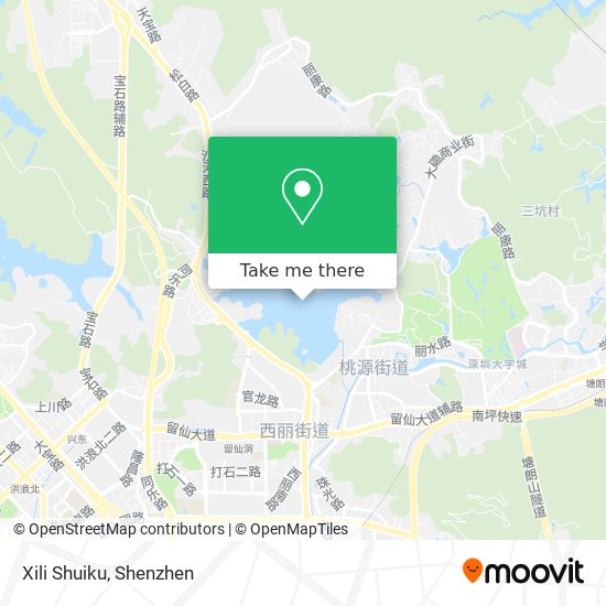 Xili Shuiku map