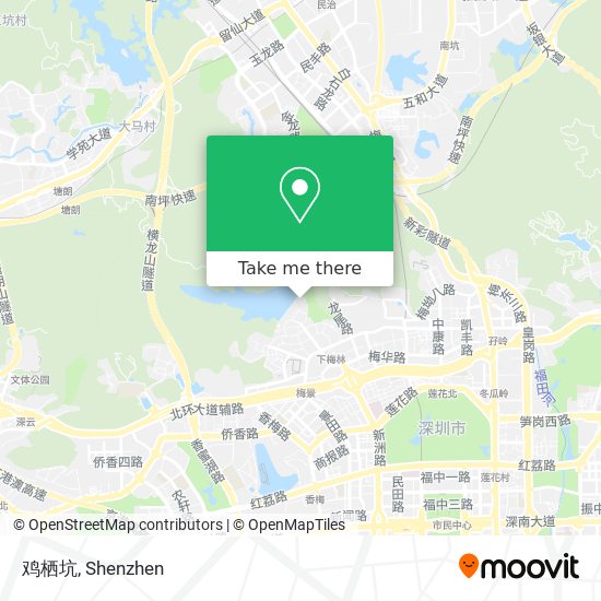 鸡栖坑 map