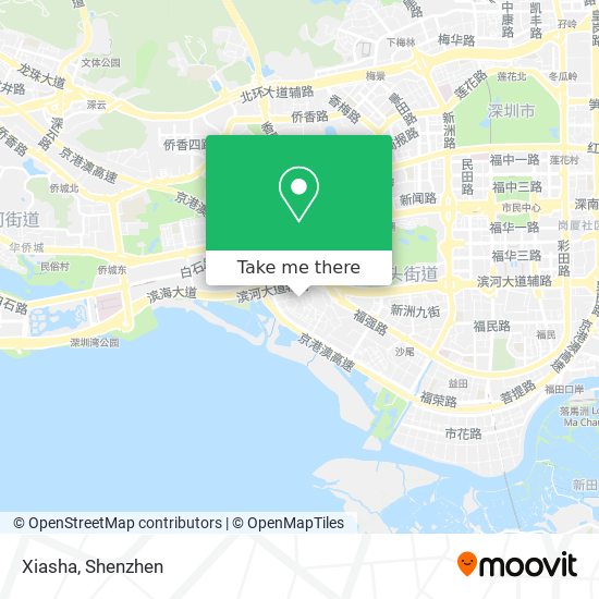 Xiasha map