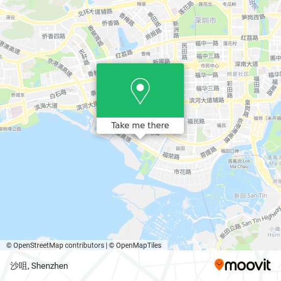 沙咀 map