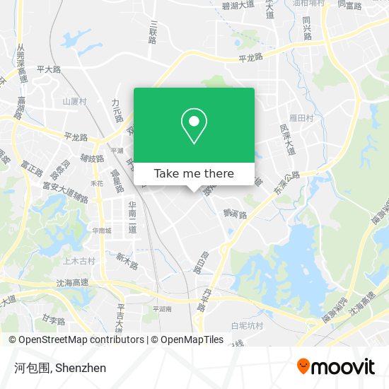 河包围 map