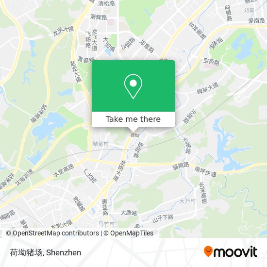 荷坳猪场 map