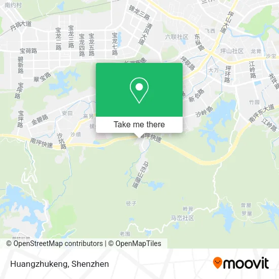 Huangzhukeng map