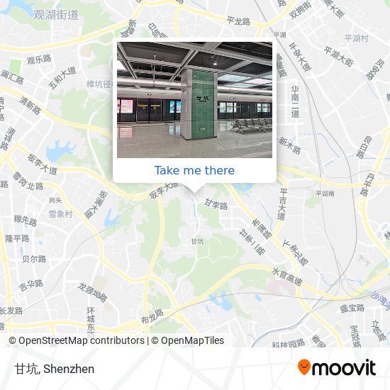 甘坑 map