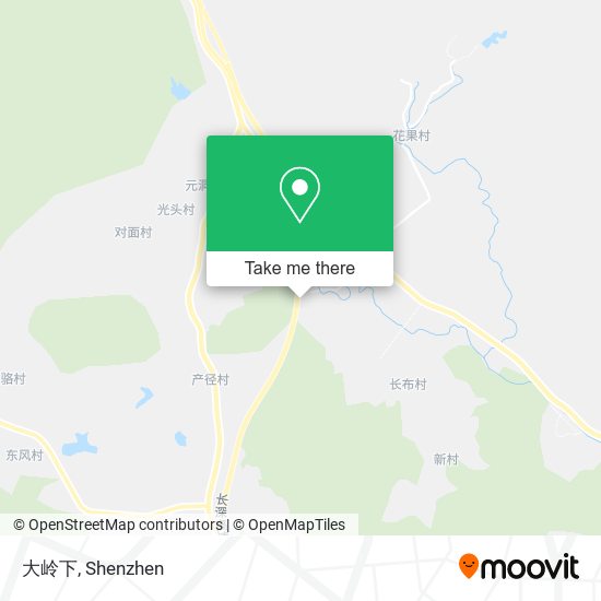 大岭下 map