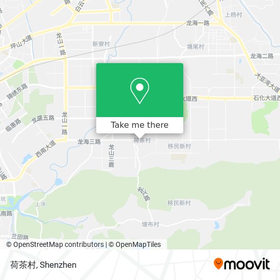 荷茶村 map