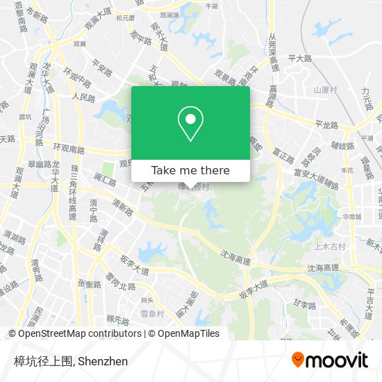 樟坑径上围 map