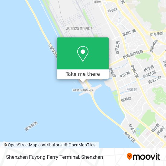 Shenzhen Fuyong Ferry Terminal map