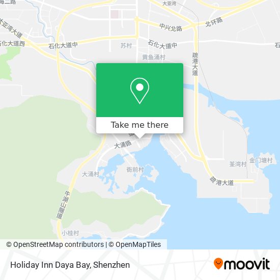 Holiday Inn Daya Bay map