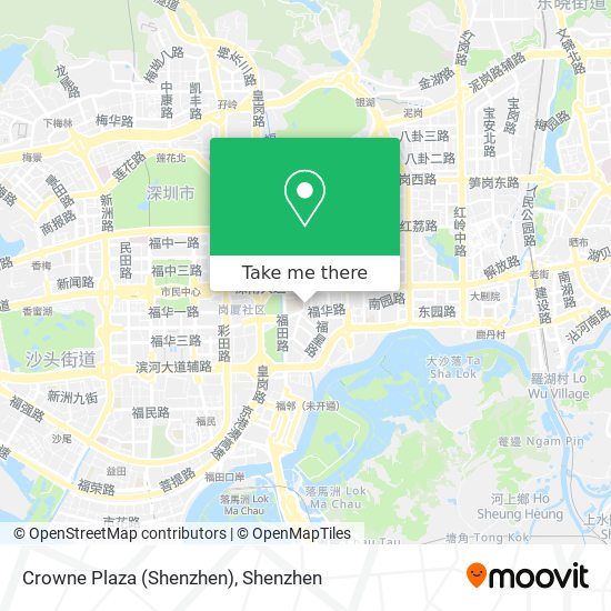 Crowne Plaza (Shenzhen) map