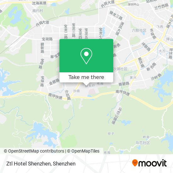 Ztl Hotel Shenzhen map