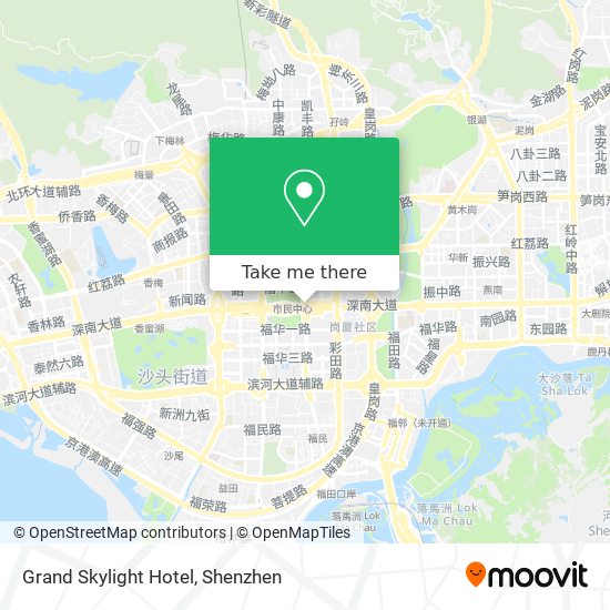 Grand Skylight Hotel map