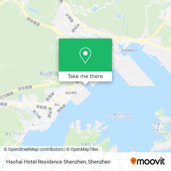 Haohai Hotel Residence Shenzhen map
