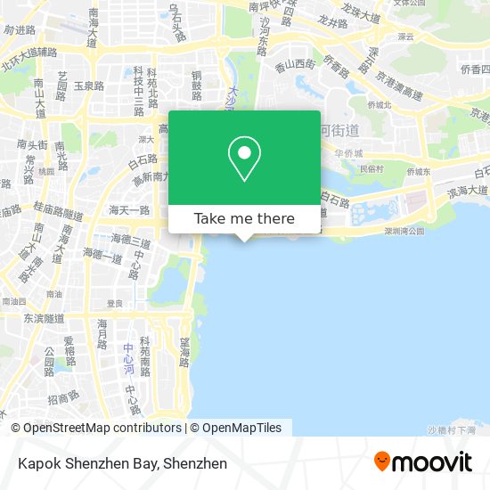 Kapok Shenzhen Bay map