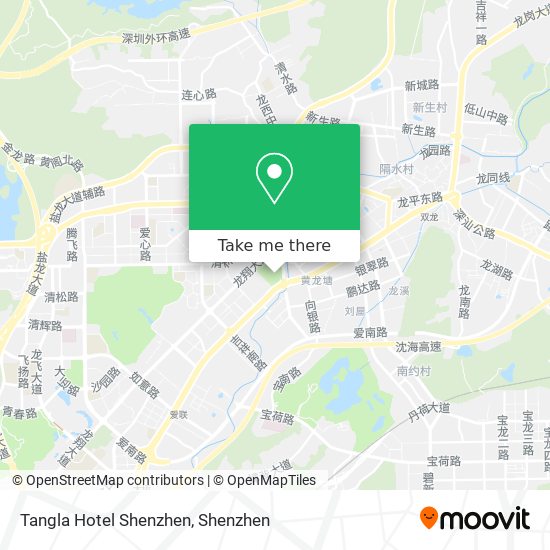 Tangla Hotel Shenzhen map