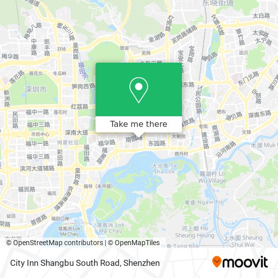 City Inn Shangbu South Road map