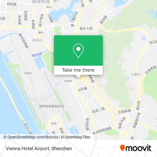 Vienna Hotel Airport map