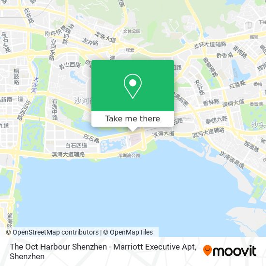 The Oct Harbour Shenzhen - Marriott Executive Apt map