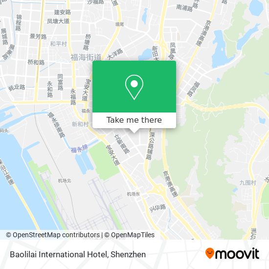 Baolilai International Hotel map