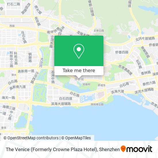 The Venice (Formerly Crowne Plaza Hotel) map