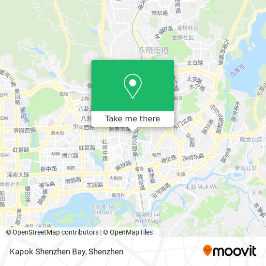 Kapok Shenzhen Bay map