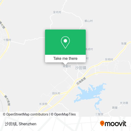 沙田镇 map