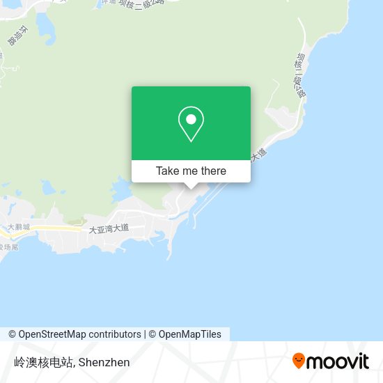 岭澳核电站 map
