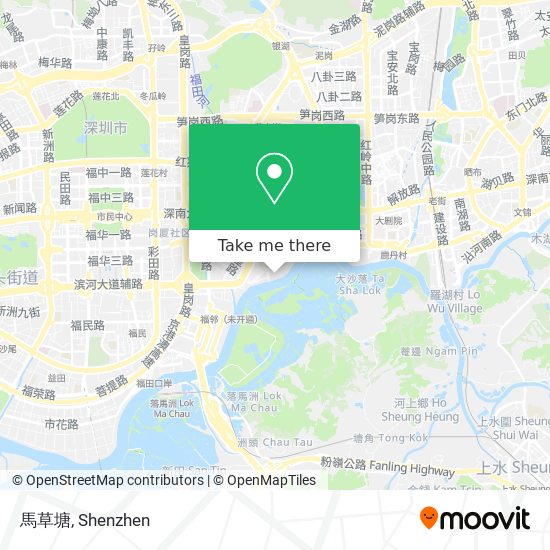 馬草塘 map